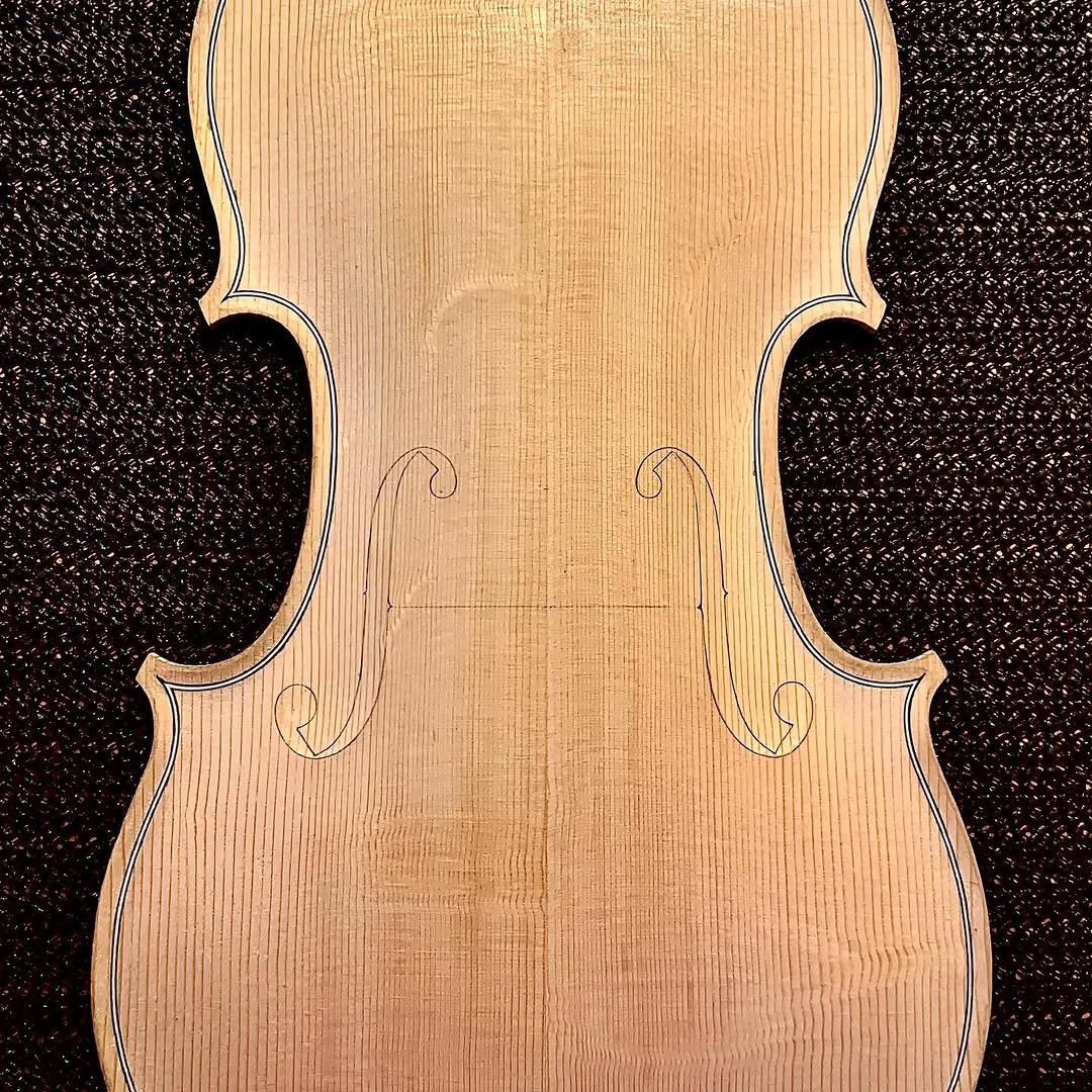 Aged spruce tonewood selected for acoustic quality